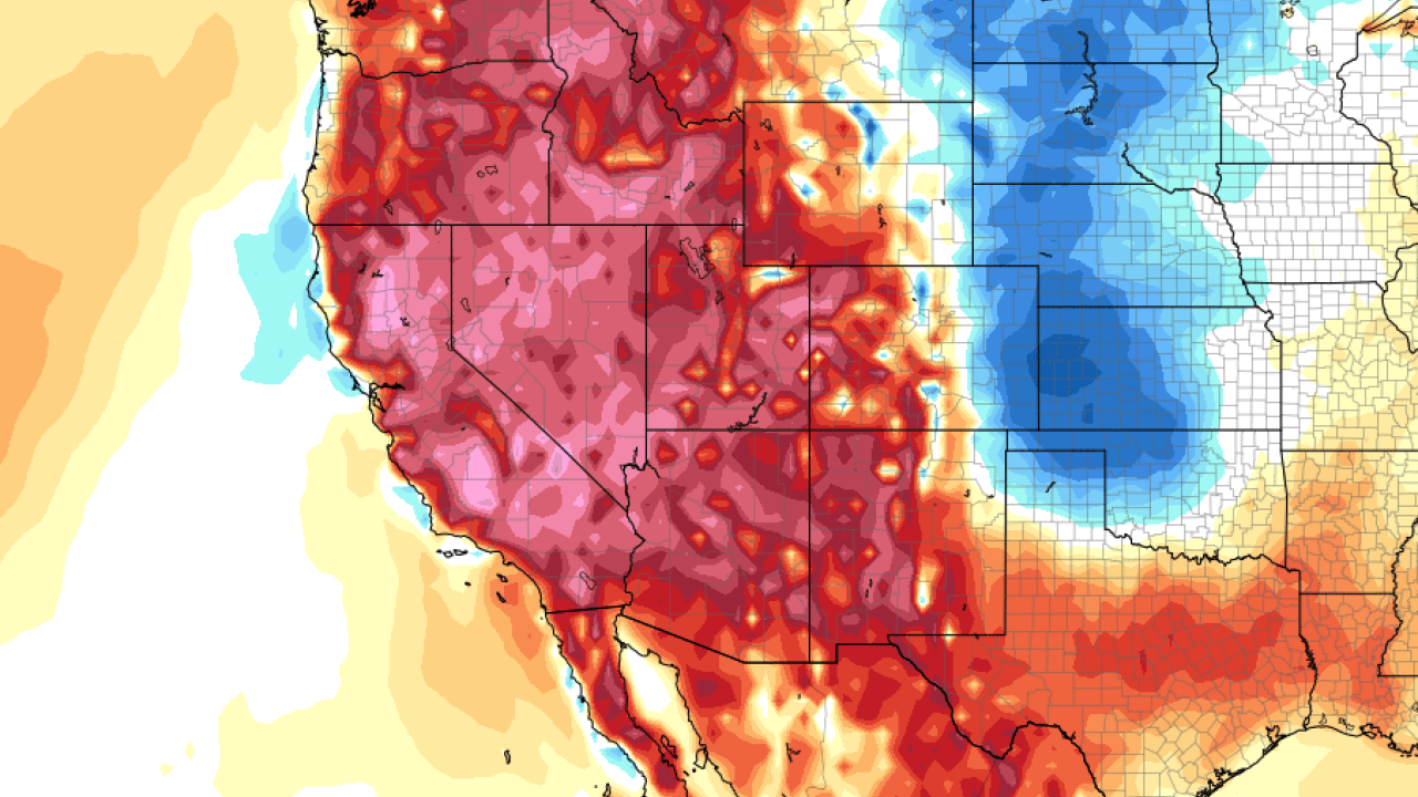 Mapa de calor de California