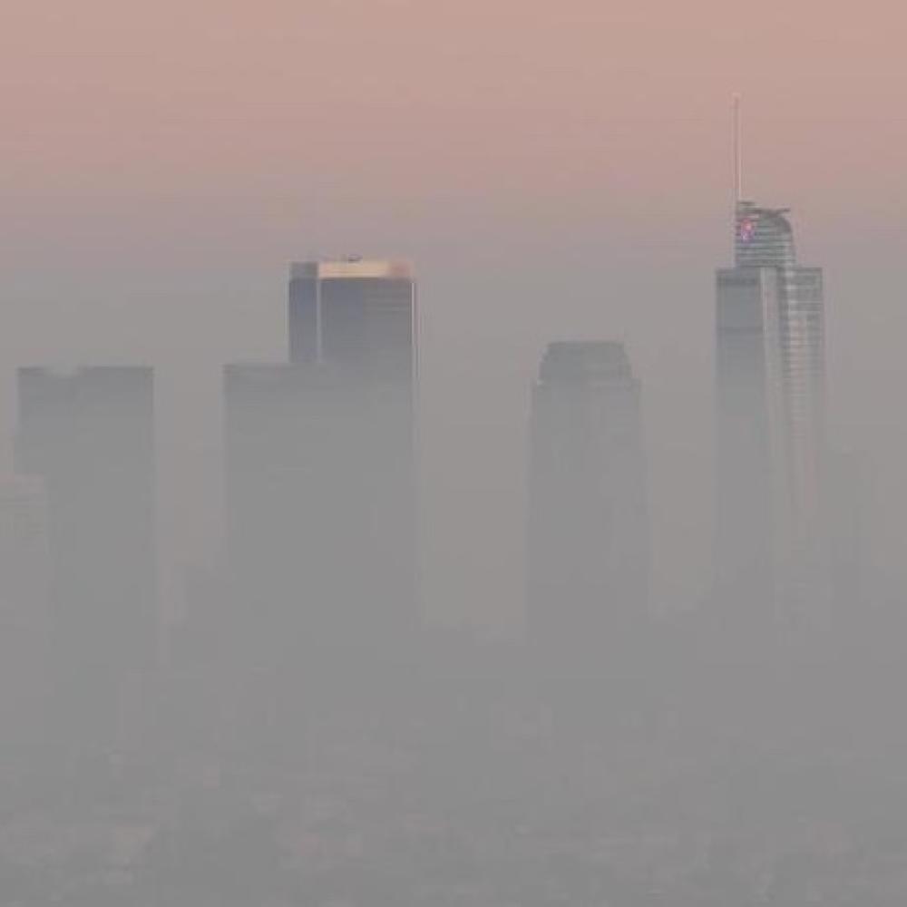 Los Ángeles con aire contaminado