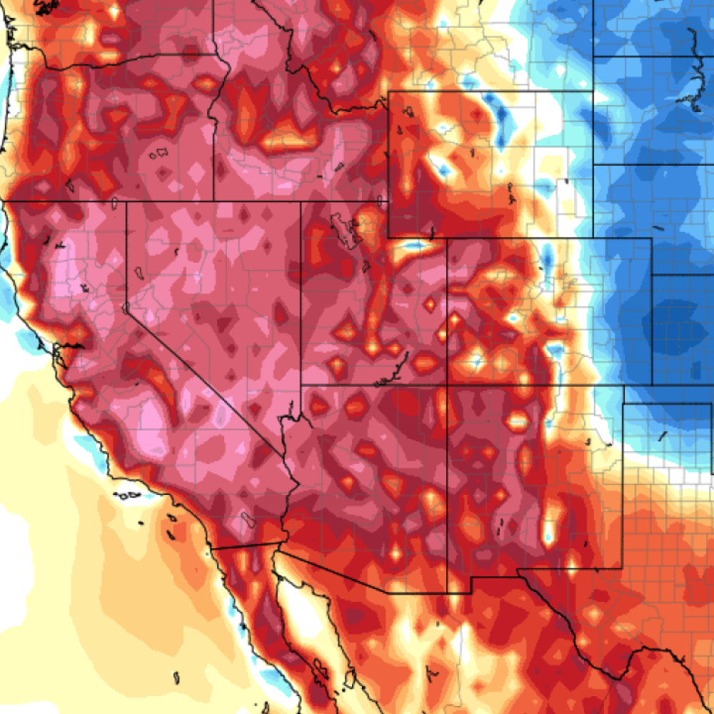 Mapa de calor de California